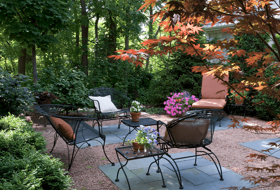 A Shady Place to Chat - Van Zelst