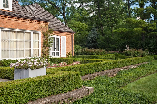 Front Yard Landscaping Creates an Impressive Winnetka Entry - Van Zelst