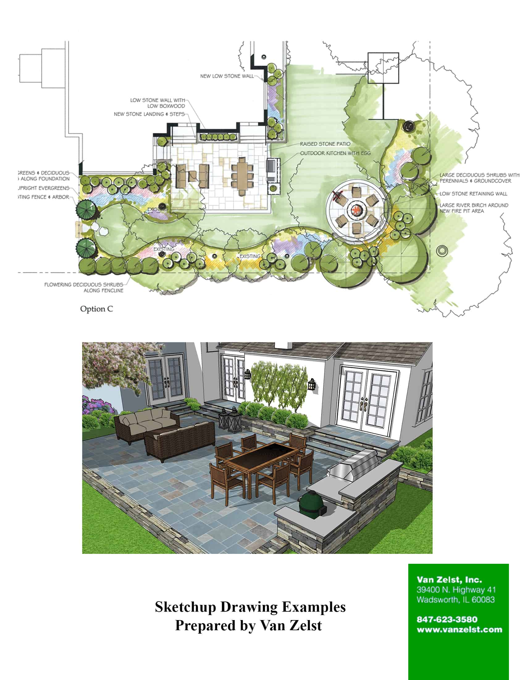 sketchup garden design