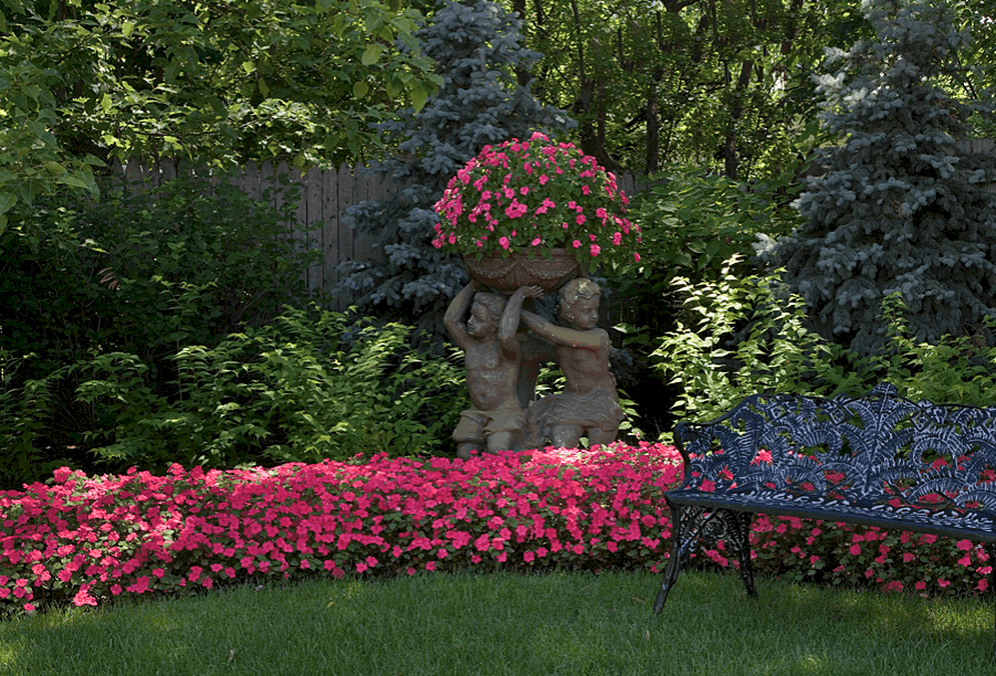 northbrook-il-mixed-border-with-privacy-fence mixed-border-privacy-fence