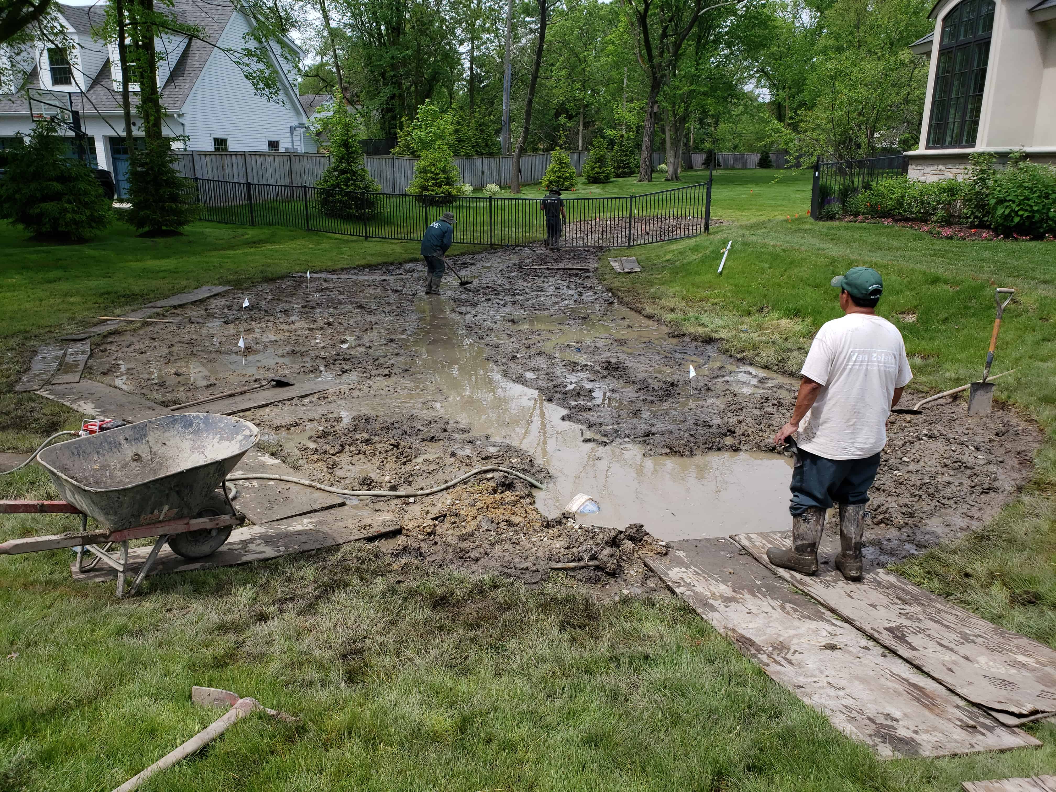 solving backyard drainage problems
