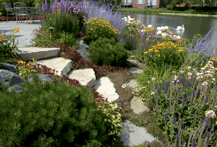 Fieldstone Steps in Glenview