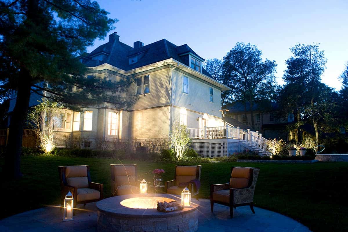 Natural Stone Wood Burning Fire Pit