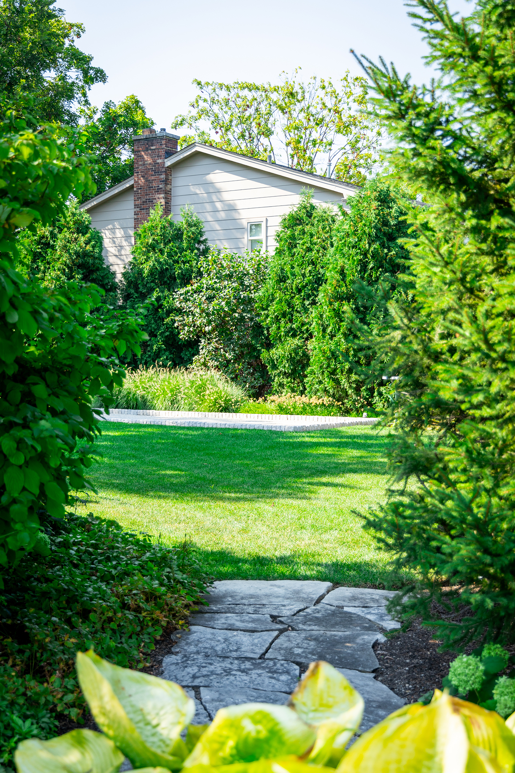 bocci court walkway
