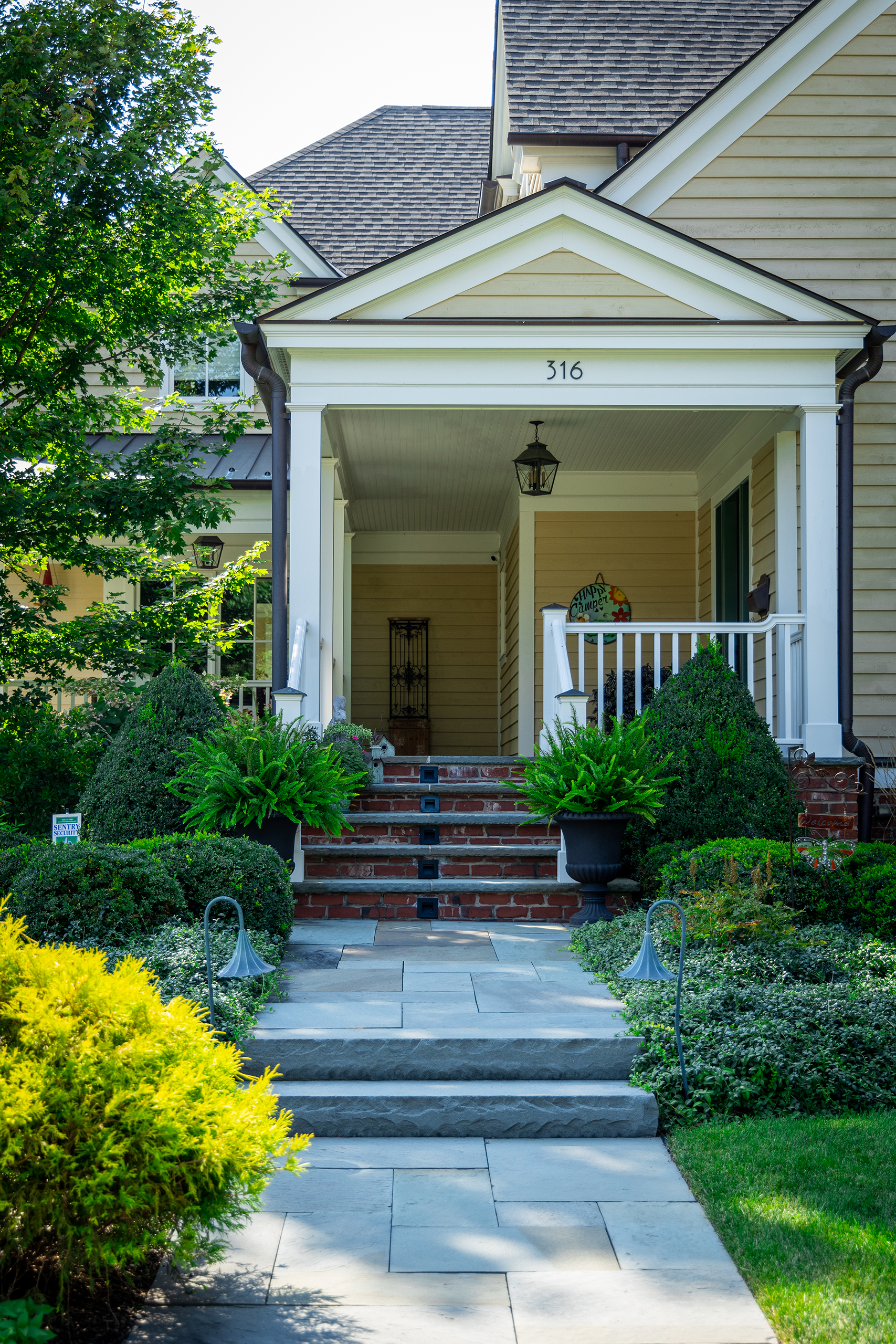 bluestone entry walkway