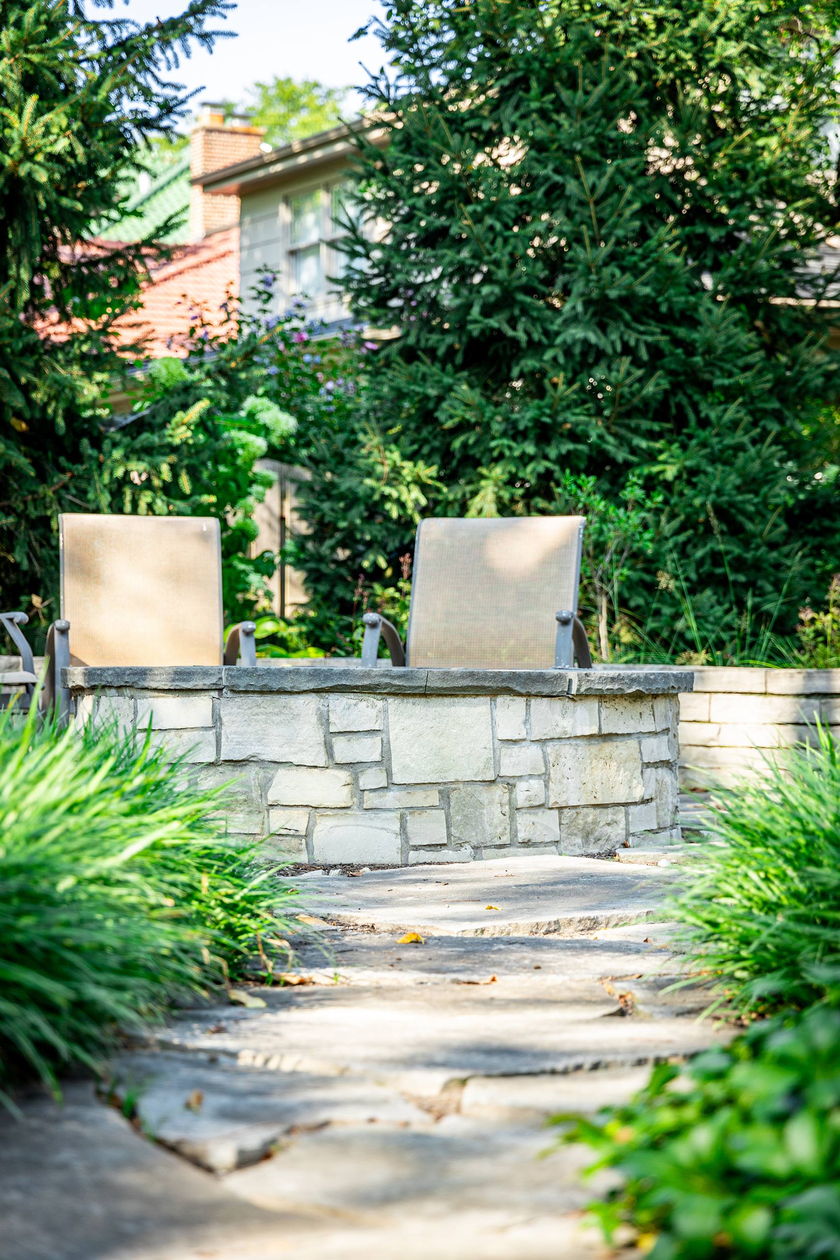 stone firepit
