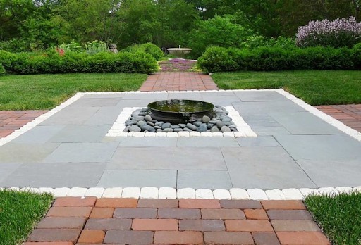 sunken bowl fountain